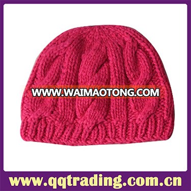 Fashion design wholesale winter warm high quality beanie winter knitted hat