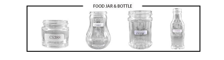 Wholesale 330mL glass sauce bottles jar for storage