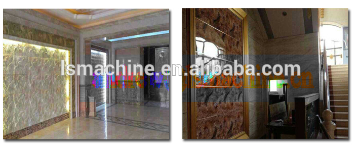 PVC artificial stone sheet panels product lines