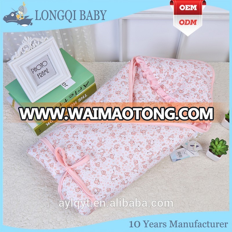 wholesale factory price baby hooded towel/baby blanket/swaddle blanket