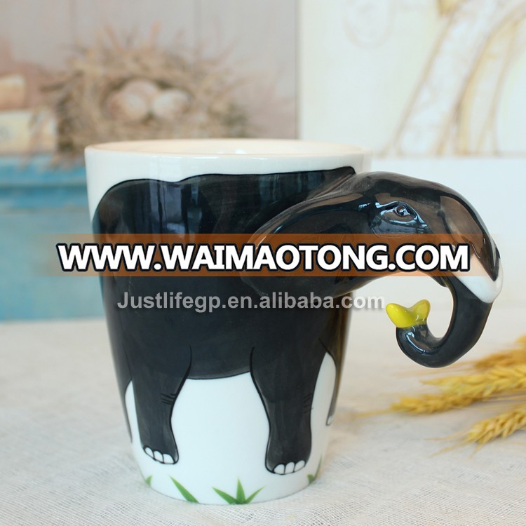 Cute animal style artistic drinking water cup promotio<em></em>nal ceramic cup