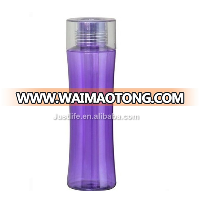 Classic design transparent plastic water bottle for drinks