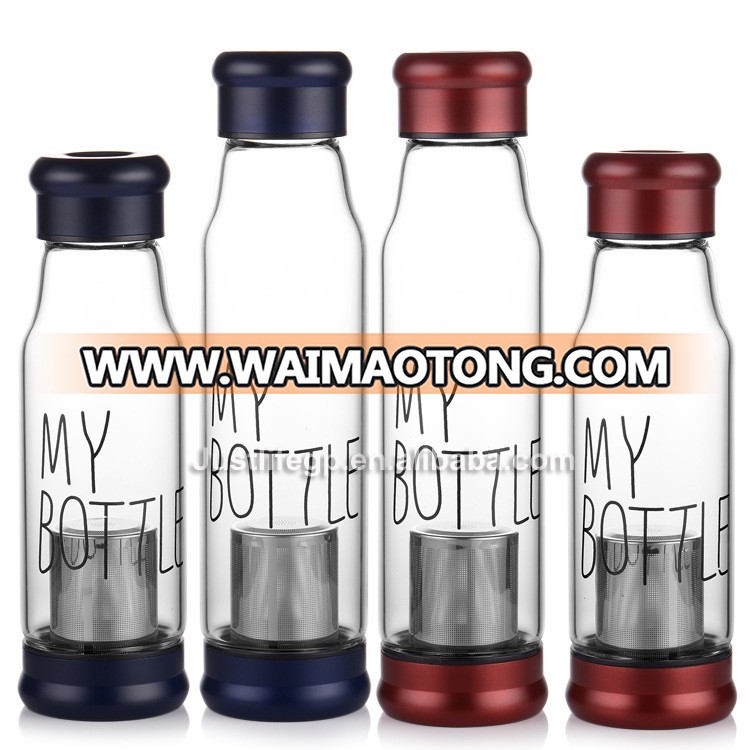 sports glass drinking water bottles