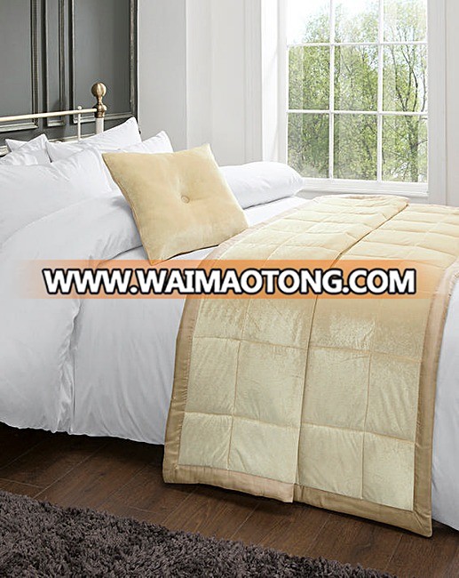 Soft Velvet quited bedding set