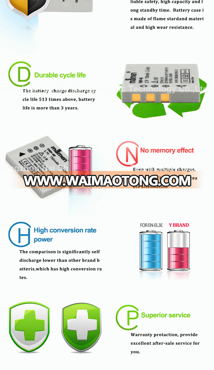 High Quality Cheap Price Power Bank Camera Accessories DSLR Digital Camera Battery NP-40 For FUJI Original Quality Battery