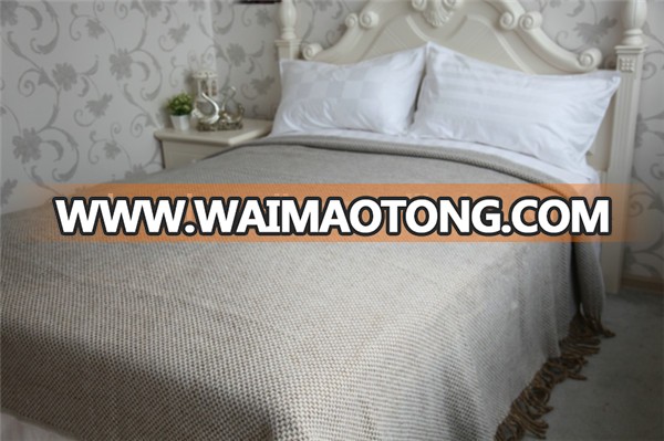 wholesale indian super soft 100% wool blanket