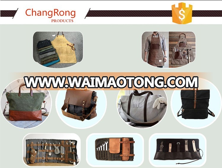 Guangzhou Custom waxed canvas Travel Bag for mens