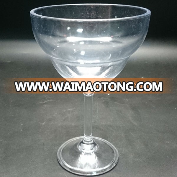 270ml BPA free Plastic Acrylic Tritan Champagne Sparkling wine glass