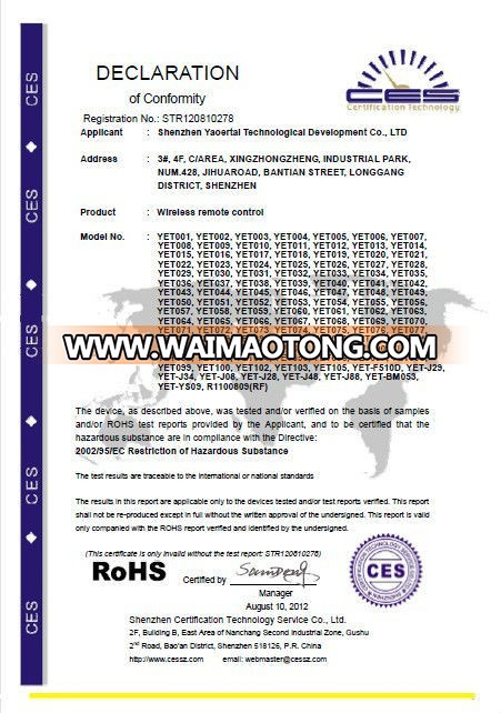 High sensitivity and easy to carry wireless frequency meter YET-SC100