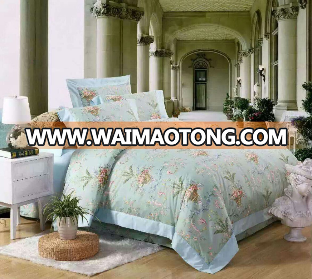 2016 New custom print bedding/egyptian cotton print bedding/3d duvet cover set