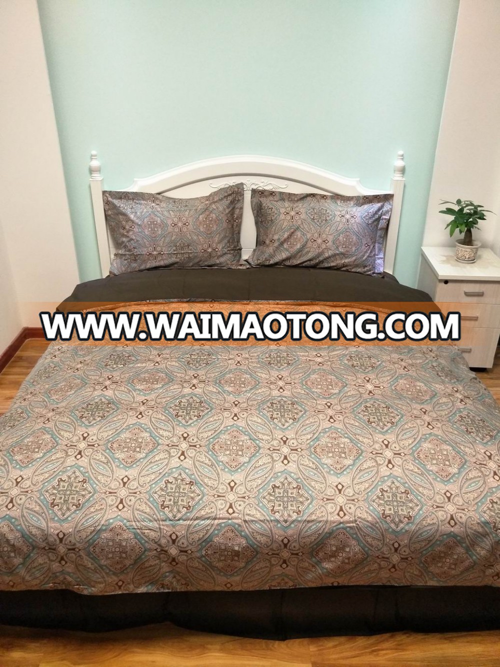 Any sizes available custom digital bed set, bed cover set