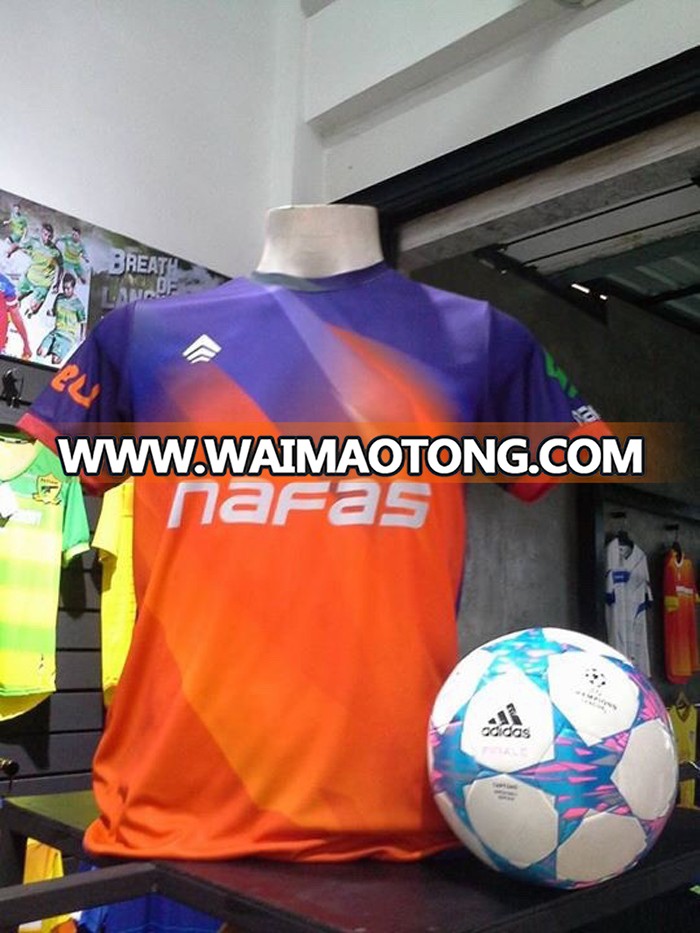 The Best Quality THAI Men's Sport Wear Football Fabric OEM Customized 100% Polyester Design Printing