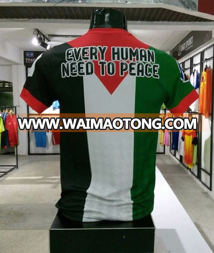 The Best Quality THAI Men's Sport Wear Football Fabric OEM Customized 100% Polyester Design Printing