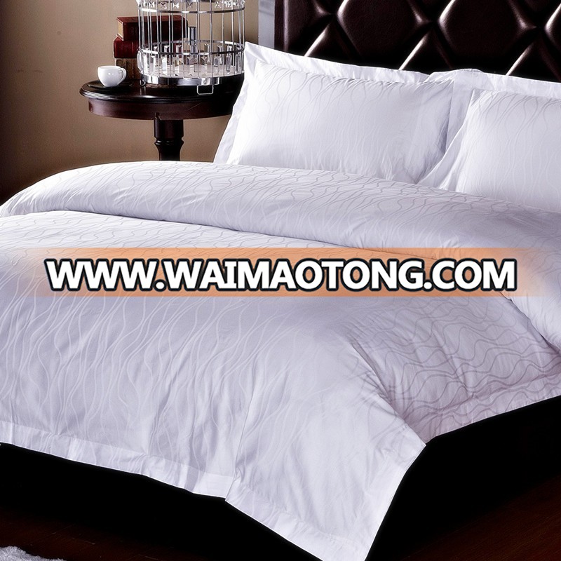 High Quality Jacquard 100% Polyester Hotel Bedding, Bed Sheet