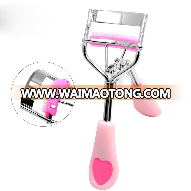 professio<em></em>nal eyelash curler high quality stainless steel eyelash curler with comb