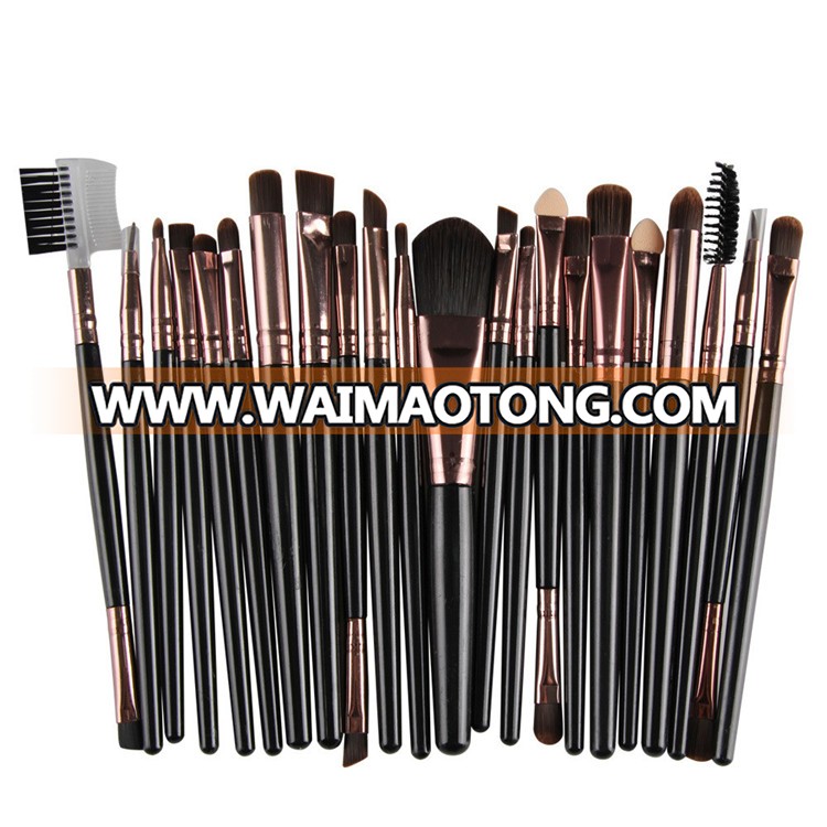 amazon hot sale beauty make up brush tools comestic powder foundation blush eyeshadow eyeliner lip makeup brush set