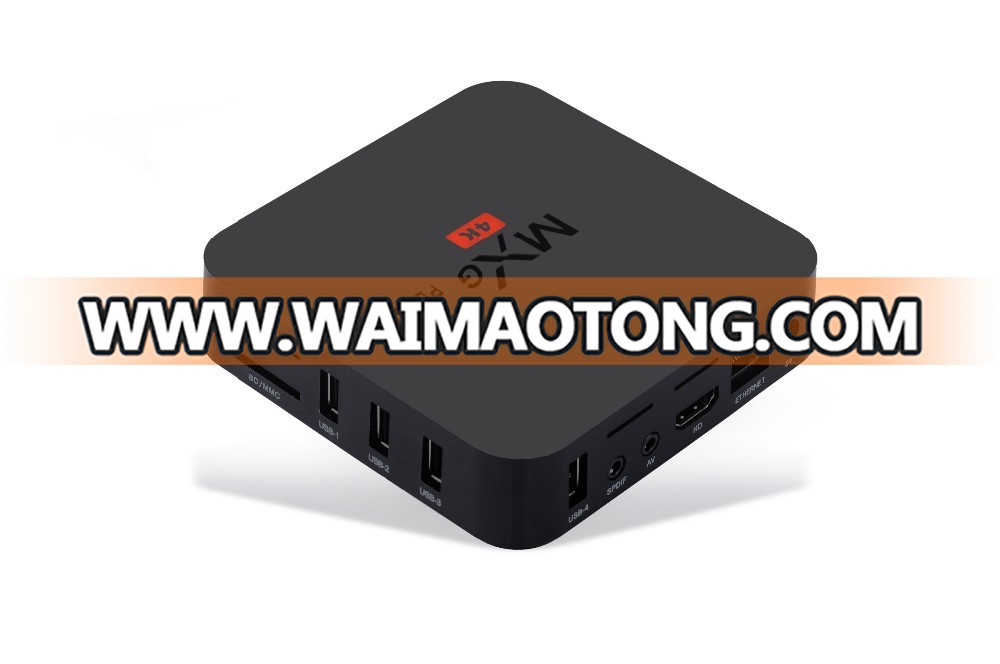 High Quality MXg Plus with 4K BT Amlogic S905 Google 5.1 Quad Core kodi Mxg Pro Ott tv box