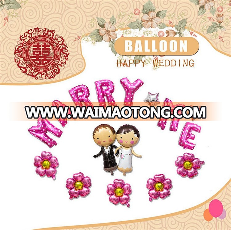 wholesale inflatable alphabet letter foil helium wedding stage decoration balloon