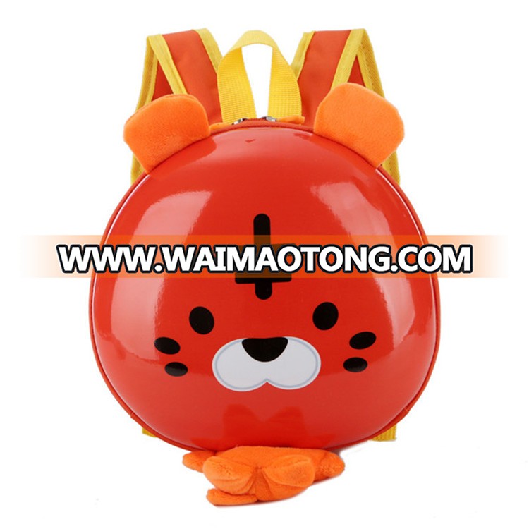 Factory wholesale hard shell waterproof preschool kids animal shape mini backpack