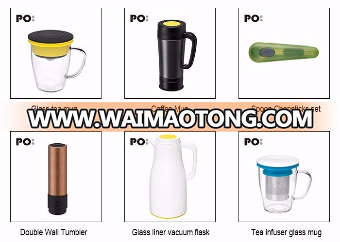 Eco friendly non-toxic 350ml glass coffee mug manufacturer