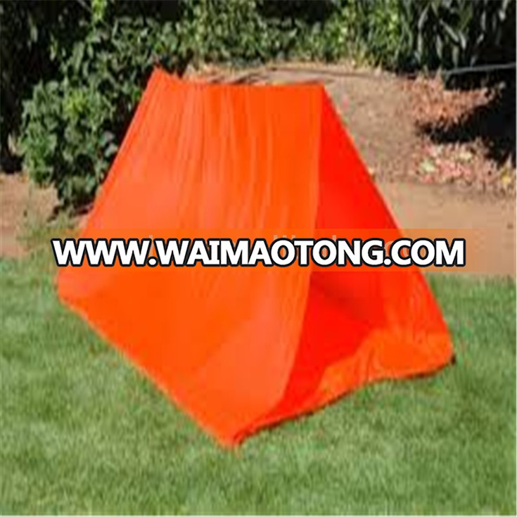 Plastic waterproof outdoor camping tent for emergency