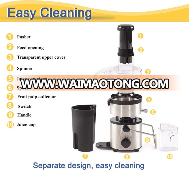 450W Stainless Steel Electric Fruit Juicer Extractor