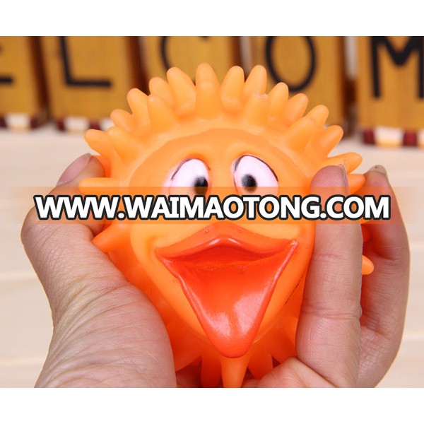 Cute Duck Chick Bird Rubber Sound Quacker Doll Toy