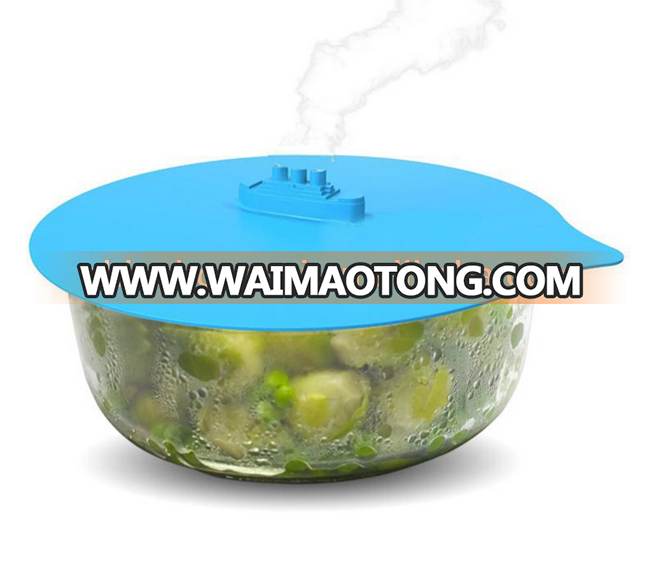 Silicone bowl suction lid/silicone pot cover lid