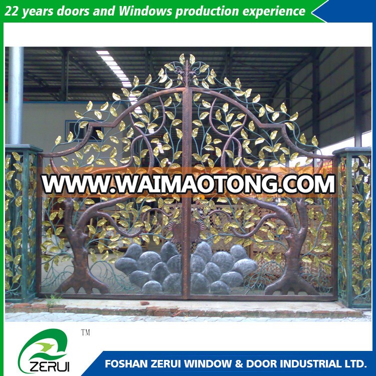 Salable Decorative Good-quality new design used wrought iron gate made in china alibaba