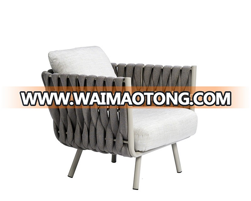 Unique Outdoor Aluminum Furniture Garden Rattan Sofa Set