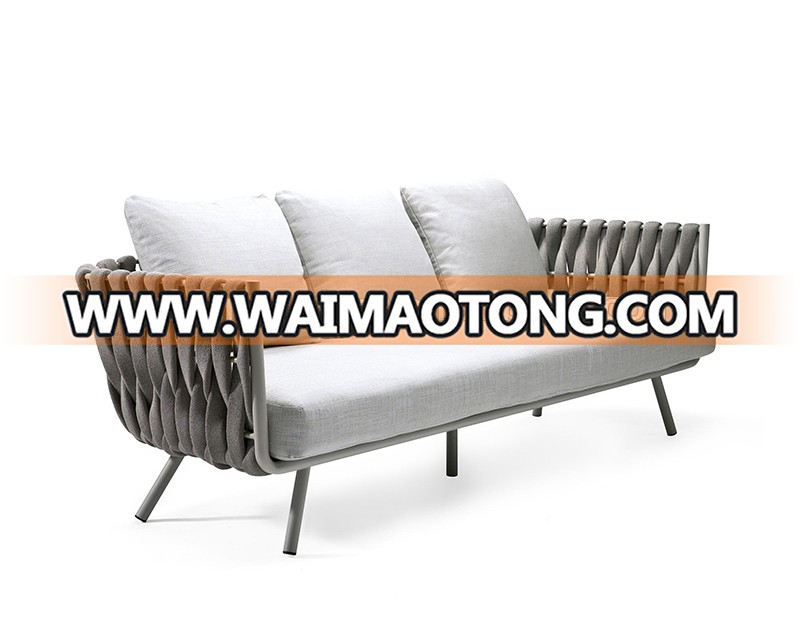 Unique Outdoor Aluminum Furniture Garden Rattan Sofa Set