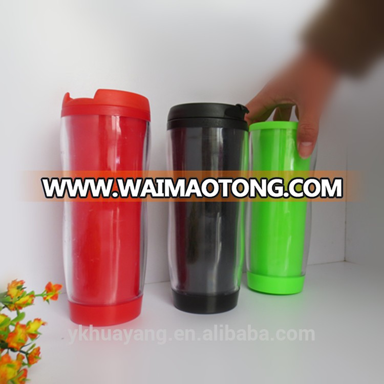 12oz thermal plastic mug,BPA free paper insert plastic tumbler,paper changeable starbuck tumbler