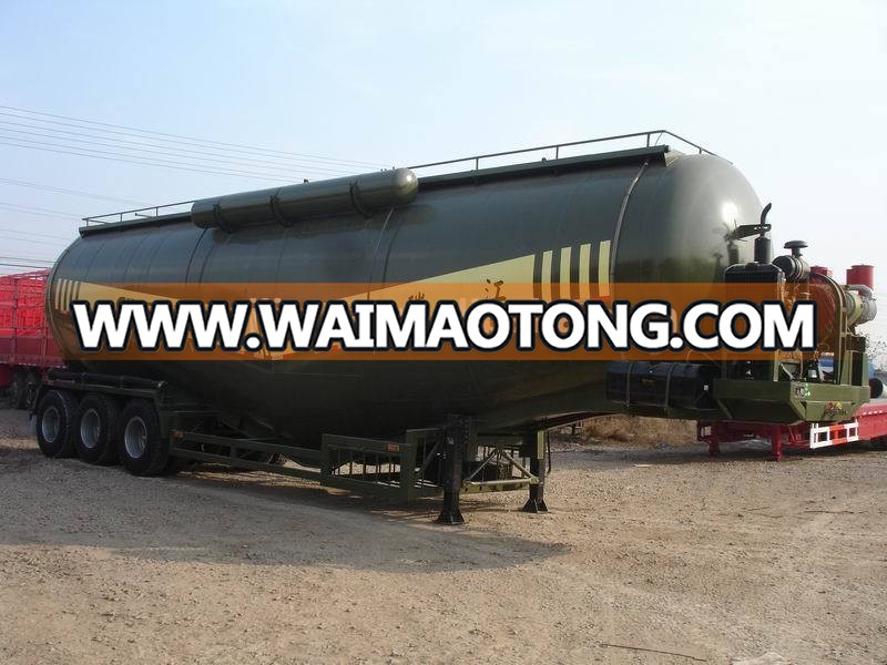 50M3 3 axle bulk cement powder tank truck semi-trailer/ semitrailer ( bulk cement)