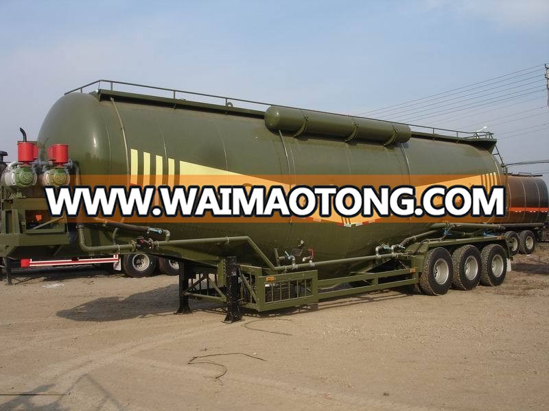 50M3 3 axle bulk cement powder tank truck semi-trailer/ semitrailer ( bulk cement)