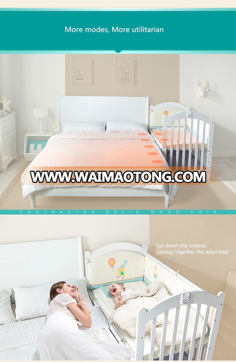 Baby swinging crib with pacifier material Baby Cradle