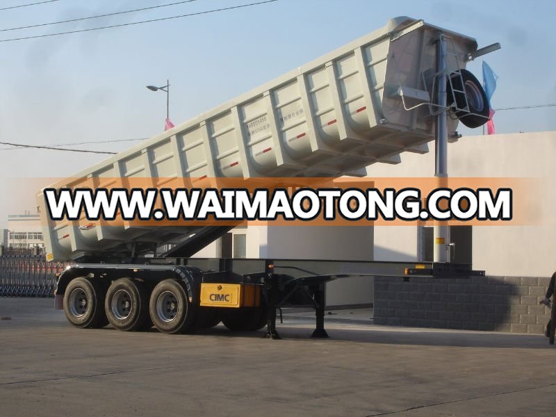 U-Shape Heavy duty dump tipper semi truck trailer on sales