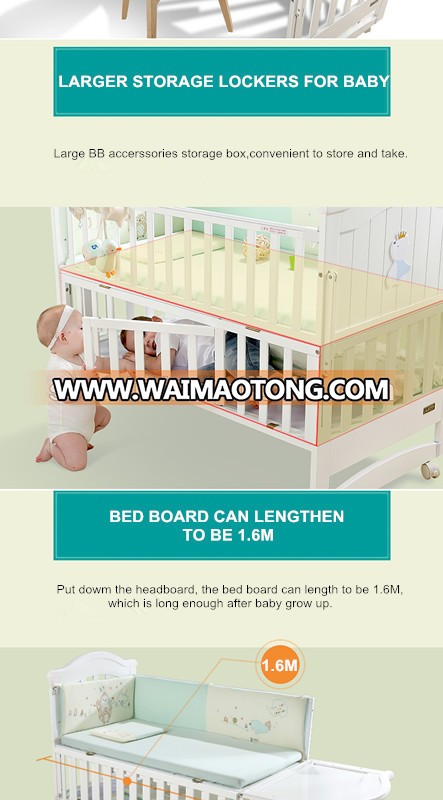 2017 Hot new baby products high quality cot baby bed baby crib