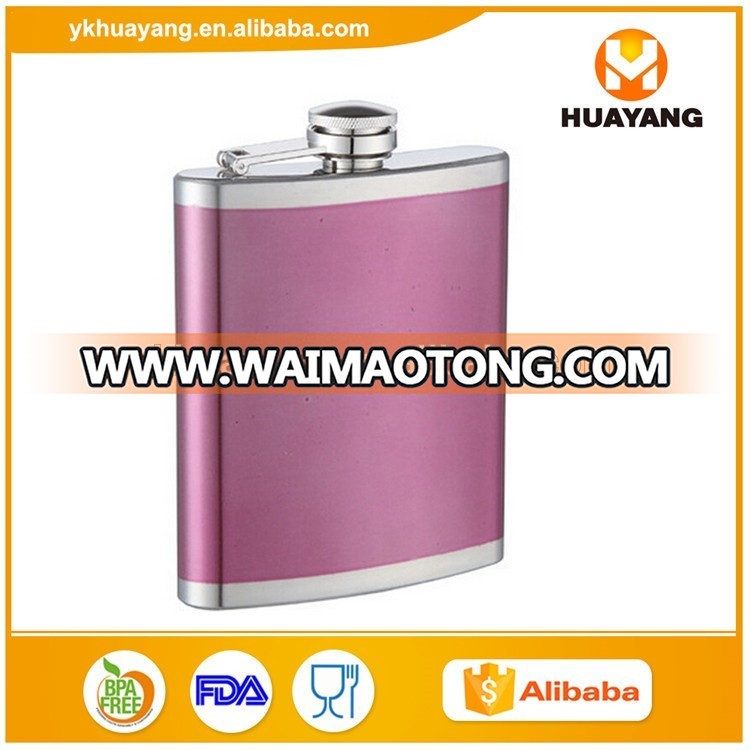 Stainless steel hip flask with display box packing/promotion gifts sets