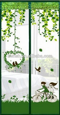 Sliding Magnetic Screen Door Curtain