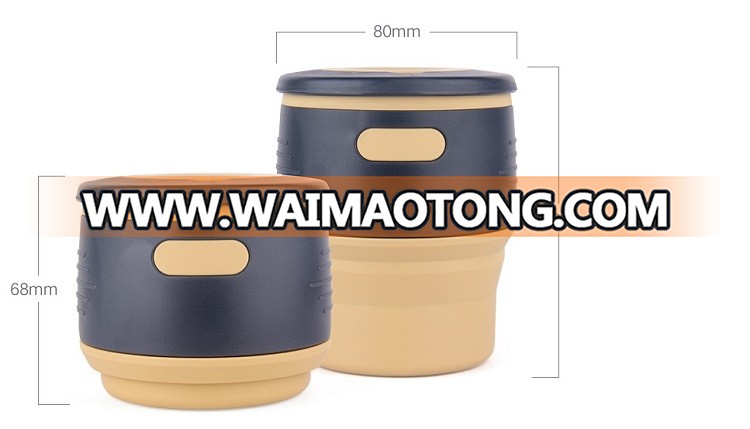 Fashion Heat-Resistant Silicone Coffee Mug Cup