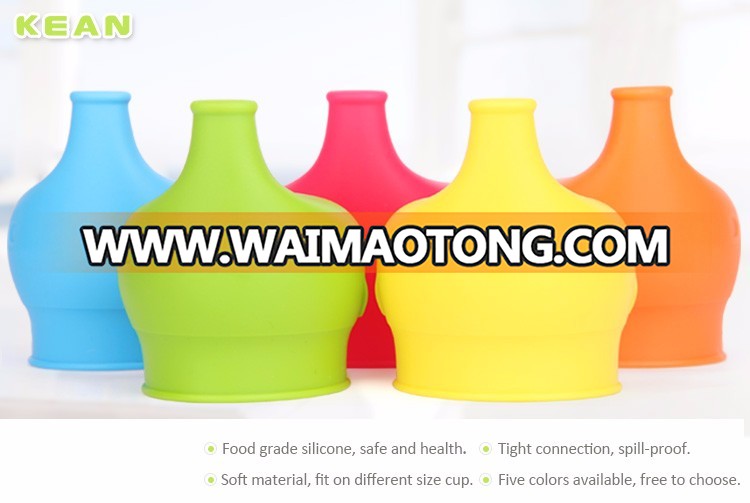 Spill Proof BPA Free Food Grade Silicone Sippy Lid Suitable For Toddlers Babies Children