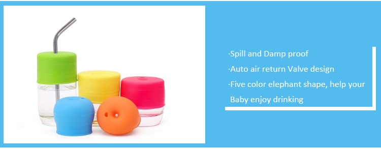 Spill Proof BPA Free Food Grade Silicone Sippy Lid Suitable For Toddlers Babies Children