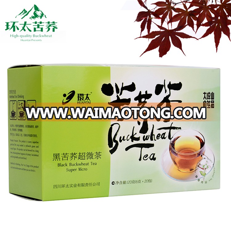 Low fat sugar free 100% buckwheat scented loose diet tea