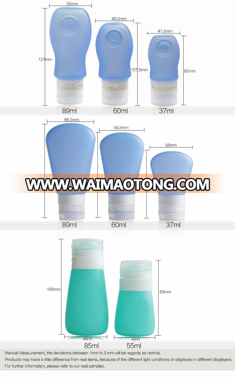 Best quality soft leak-proof custom size plastic face cream container