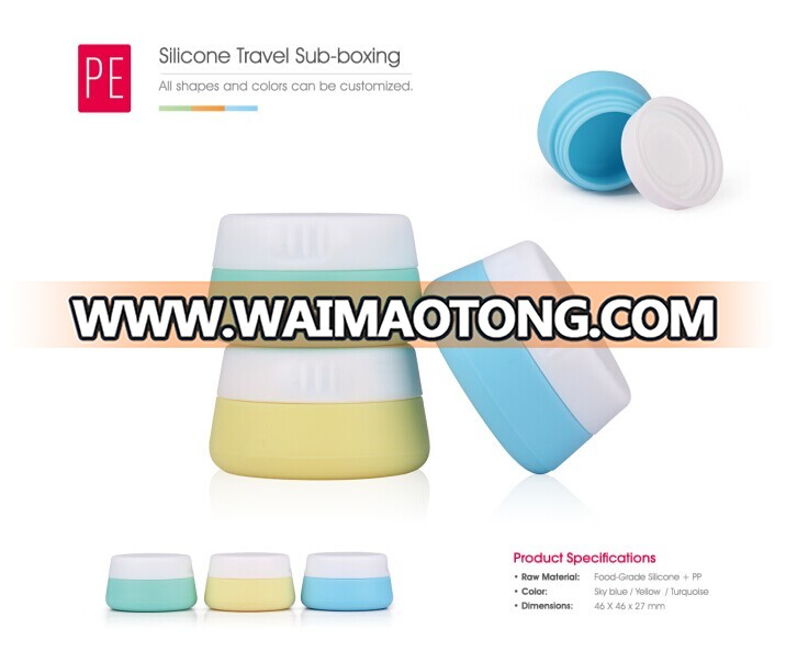 Wholesale custom logo bpa free silicone cosmetic jar seal