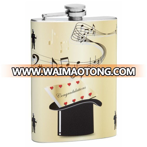 Promotio<em></em>nal double wall stainless steel wine pot whisky flask