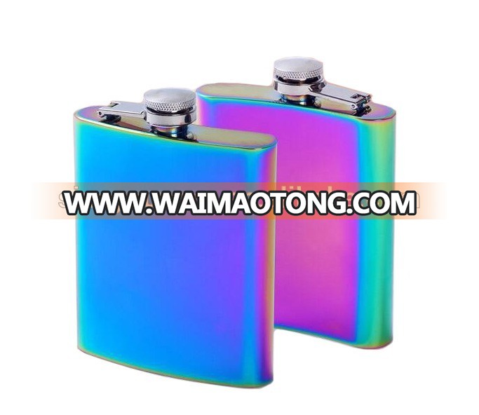 New style 304 stainless steel leak proof hip flask vacuum flask