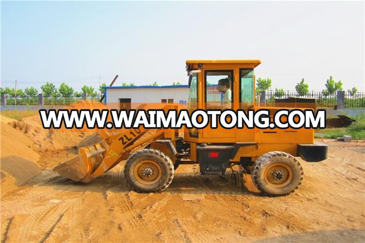 1000kg 4wd articulated hydraulic mini wheel loader with heavy duty axle and different optio<em></em>nal attachments