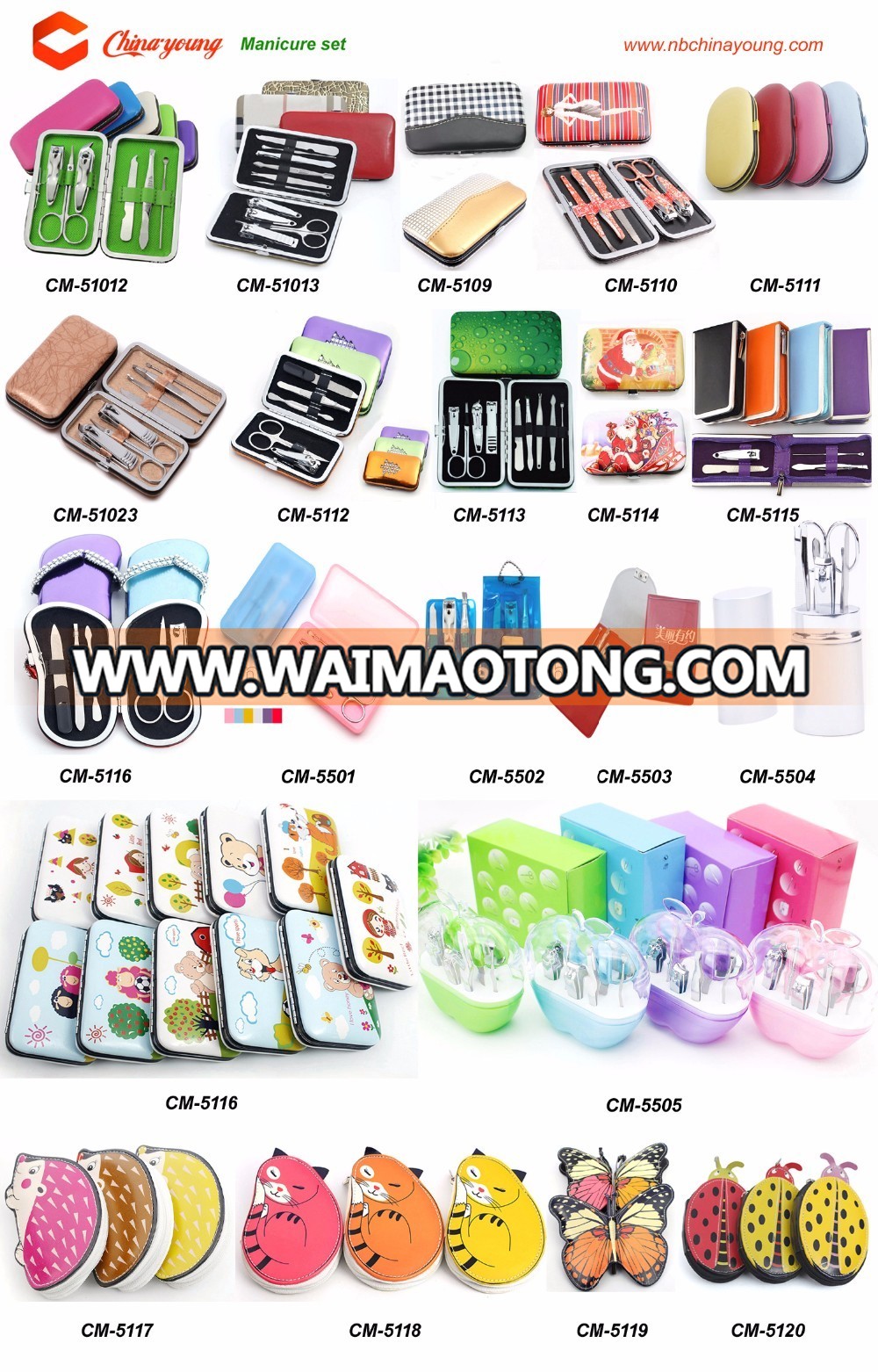 Wholesale Professio<em></em>nal Travel Nail Clipper Manicure sets for adults