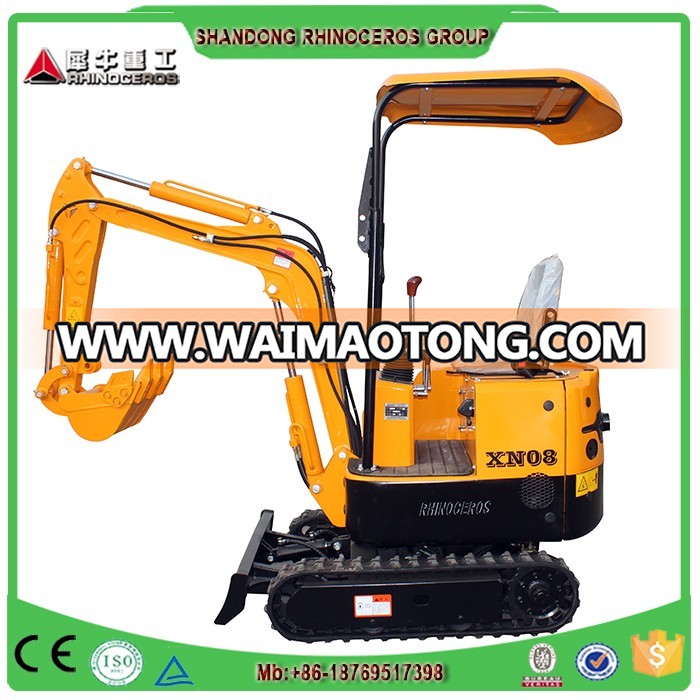 2017 new cheap mini excavator 800kg mini excavator for garden